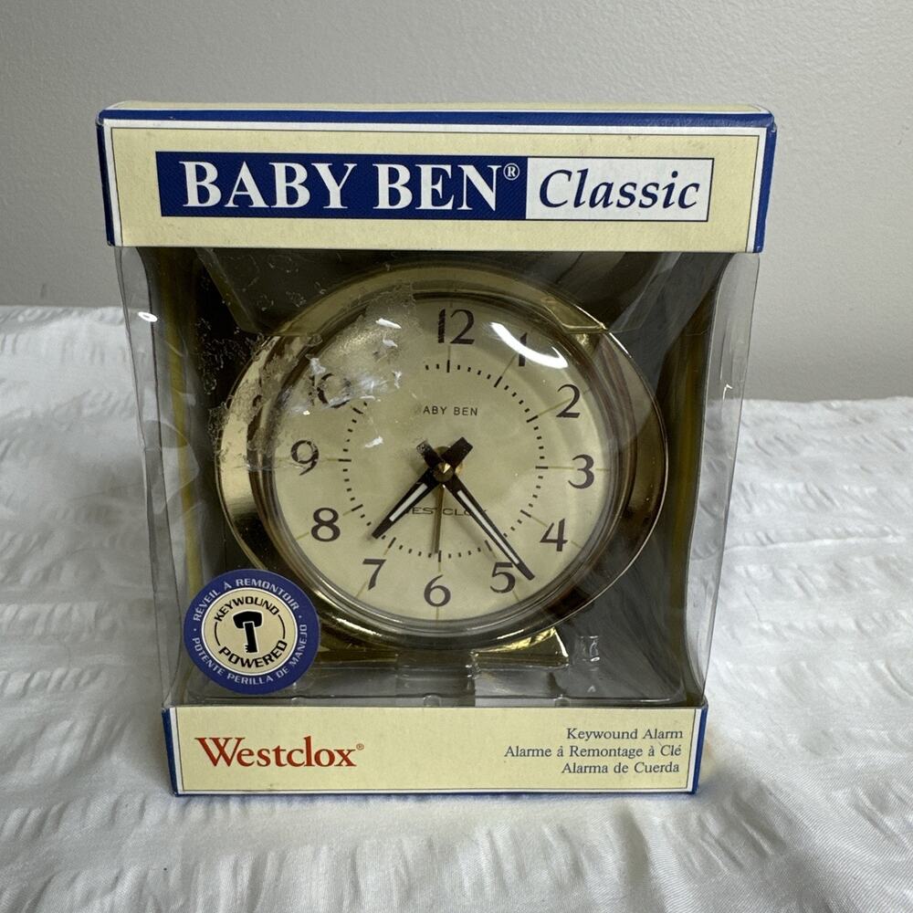 Westclox Baby Ben Classic Keywound Alarm Clock Model 11605
